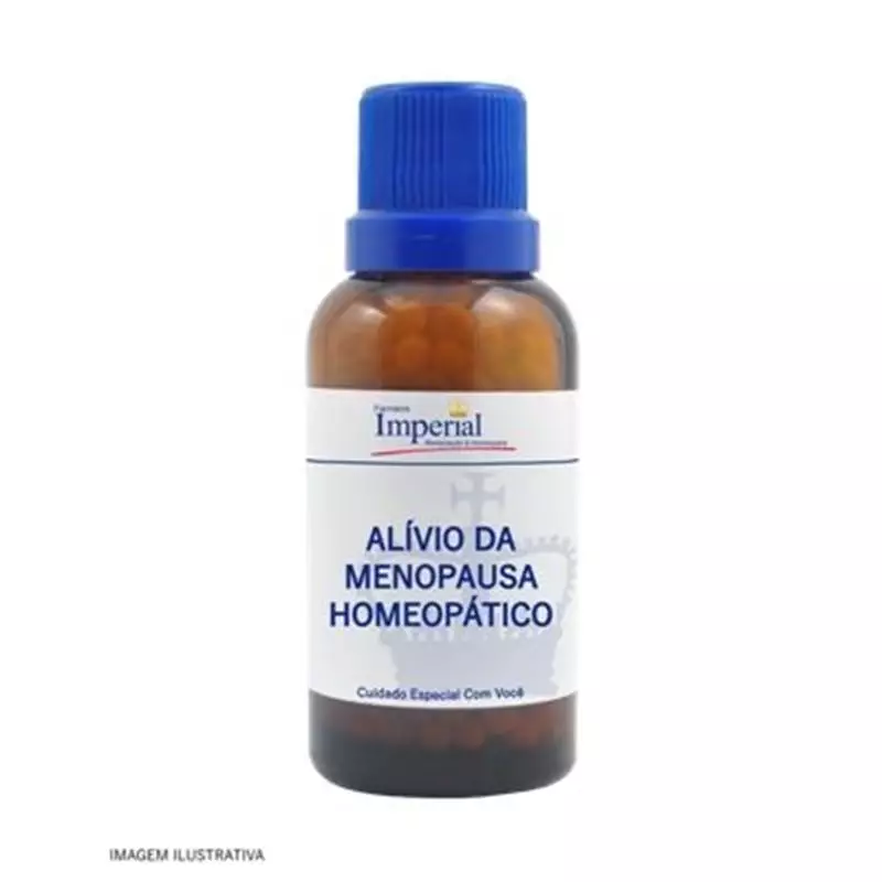 Alívio da Menopausa Homeopático Glóbulos 24g