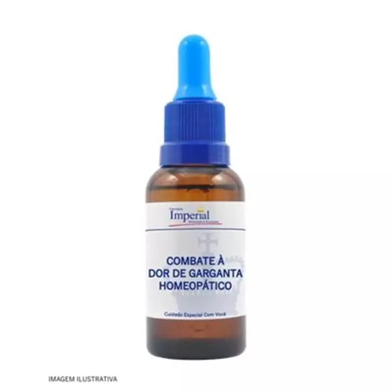 Combate à Dor de Garganta Homeopático Líquido 30ml