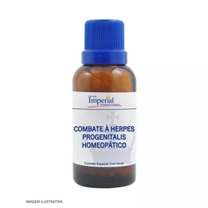 Combate à Herpes Progenitalis Homeopático Glóbulos 24g