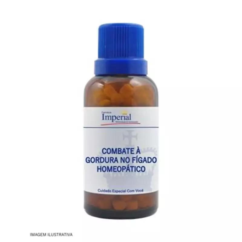 Combate à Gordura no Fígado Homeopático Tabletes 30g