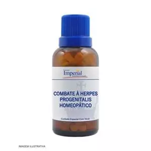 Combate à Herpes Progenitalis Homeopático Tabletes 30g