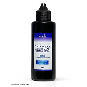 Fortalecedor Capilar 2 em 1 Cabelo e Barba FOR MEN 60ml