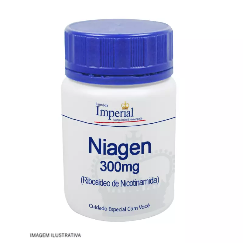 Niagen 300mg (Ribosídeo de Nicotinamida) 30 Cápsulas